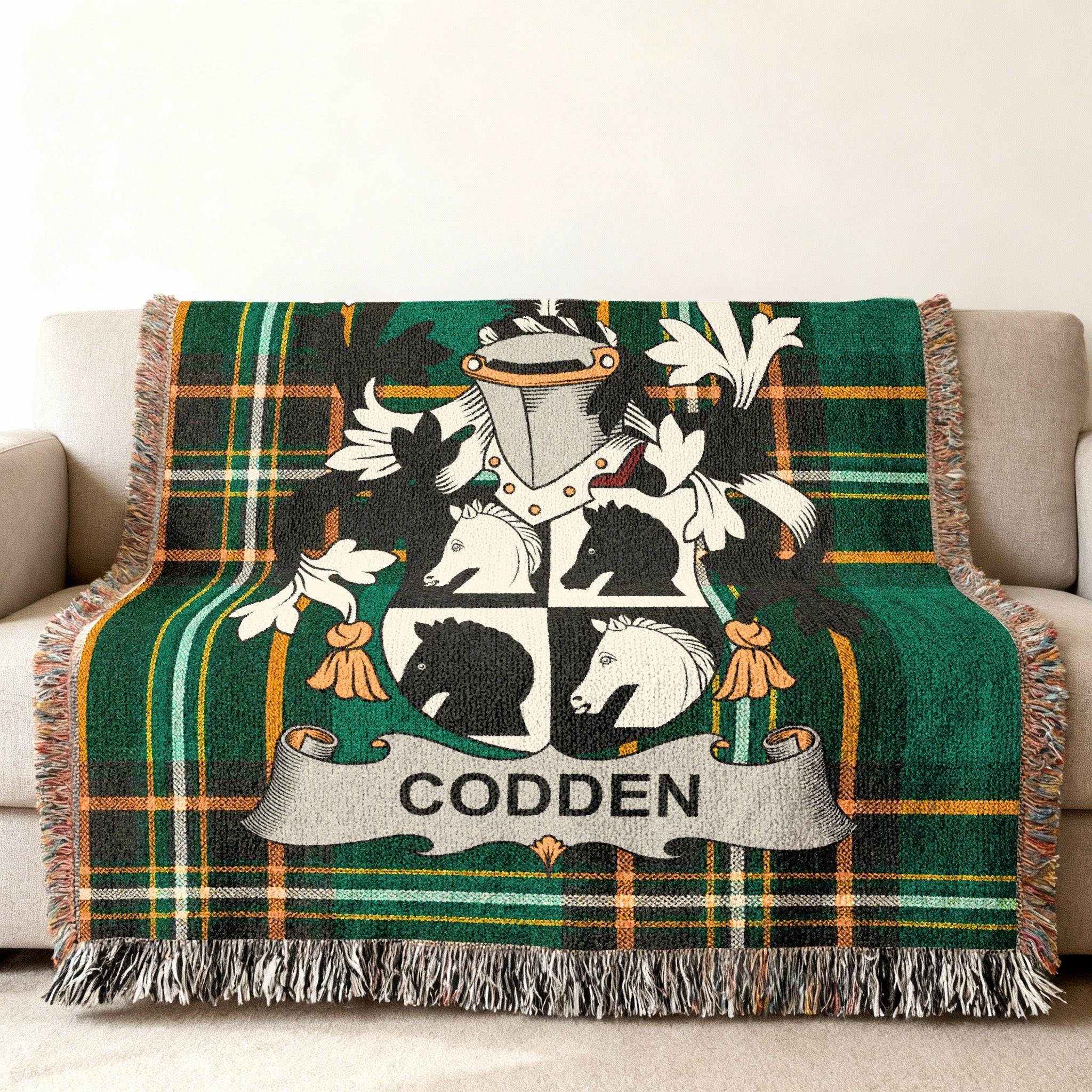 Codden Coat Arms Heritage Tartan Plaid product type