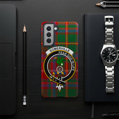 Somerville Fear God in Life Clan Tartan Phone Case