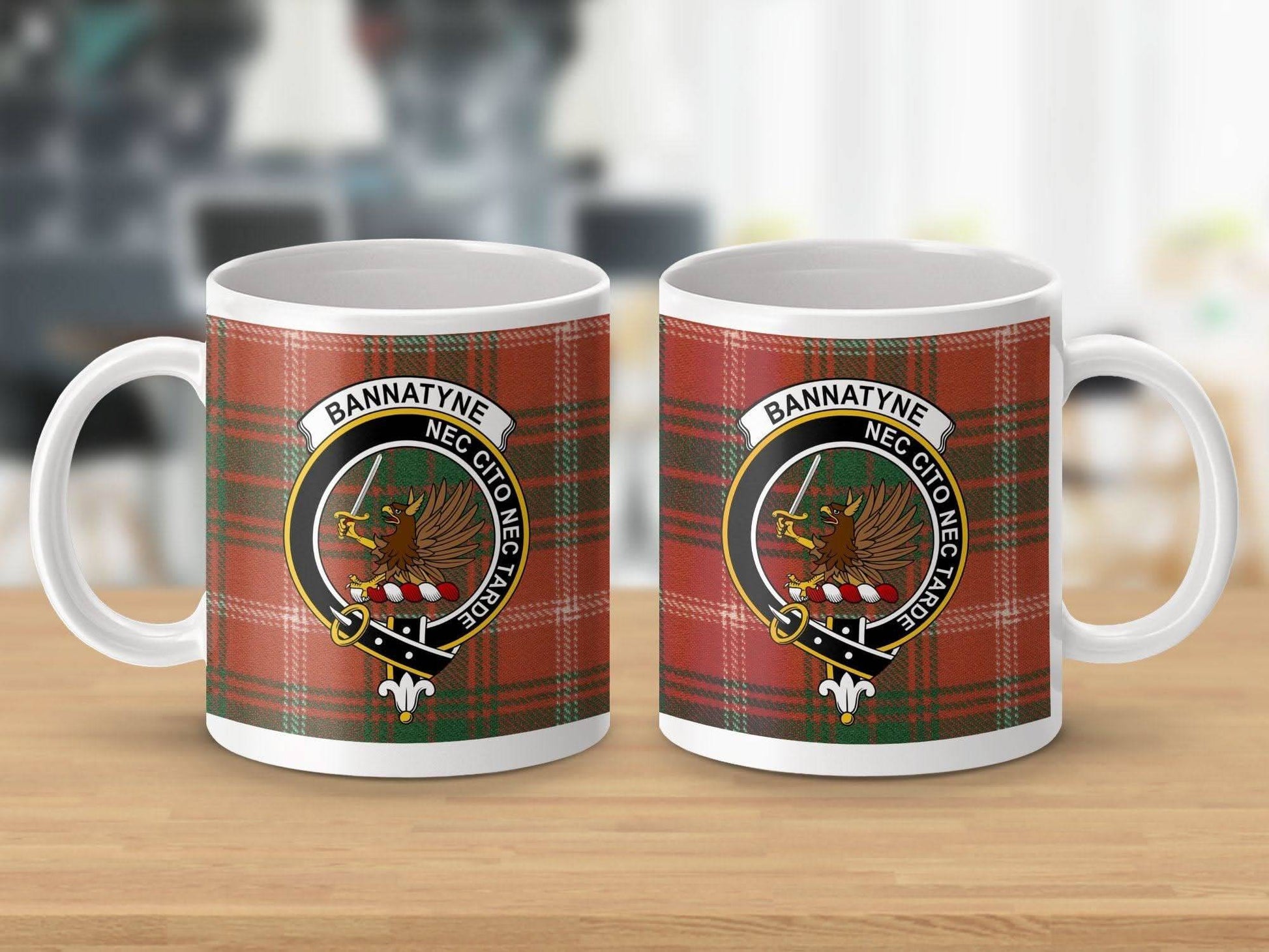 Stylish Bannatyne Clan Crest Tartan Mug product