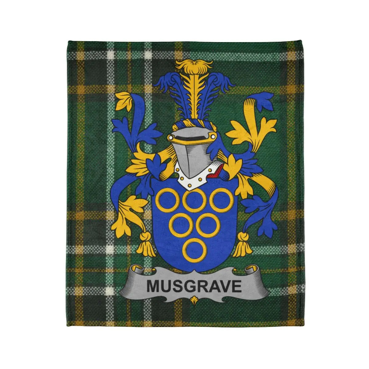 Musgrave Family Crest Highland Tartan Blanket product