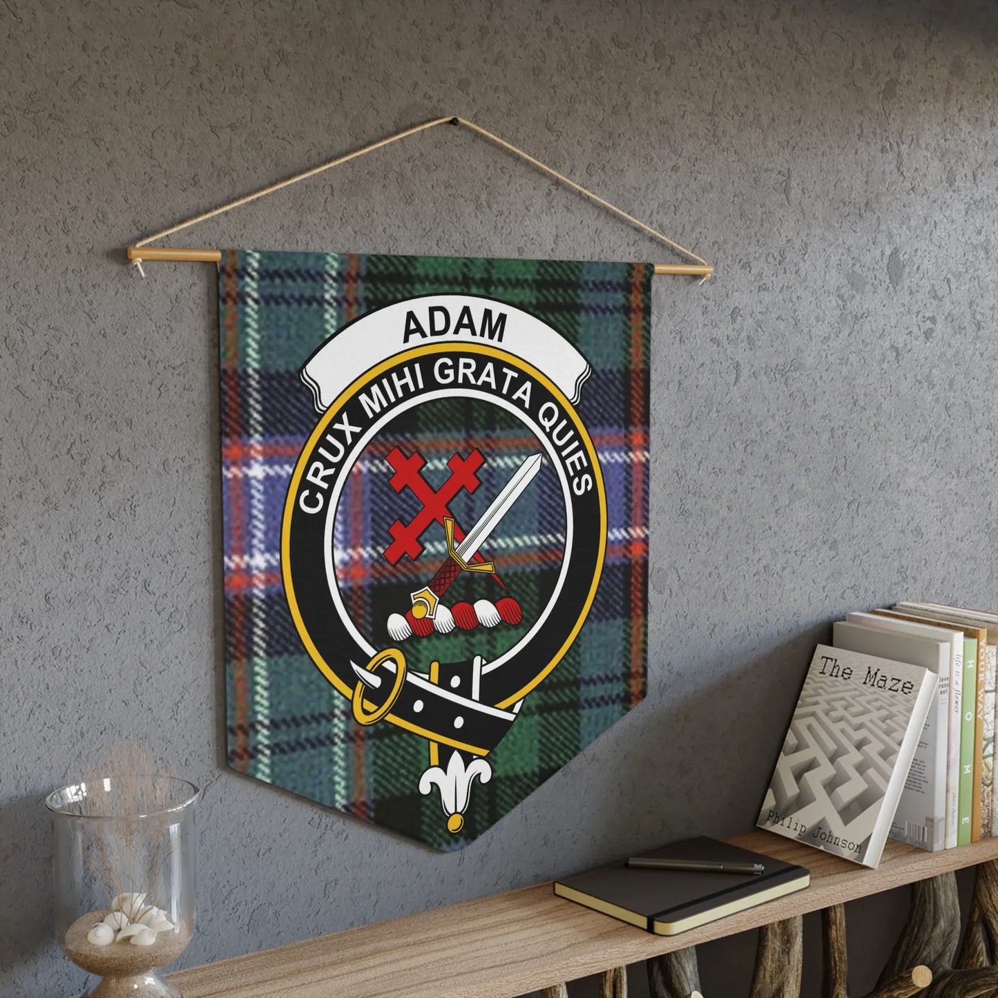 Adam Crux Mihi Grata Quies Tartan Wall Art product
