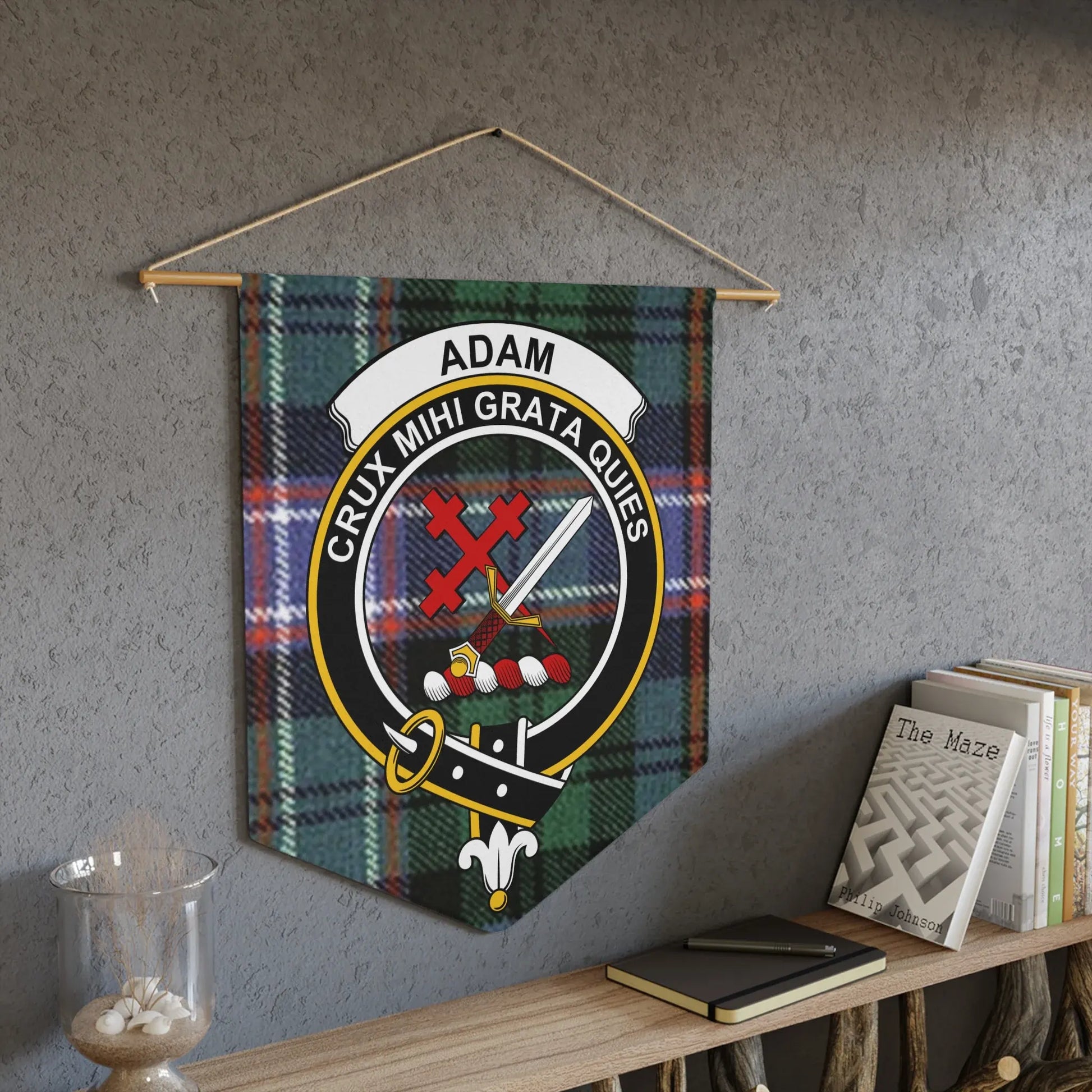 Adam Crux Mihi Grata Quies Tartan Wall Art product