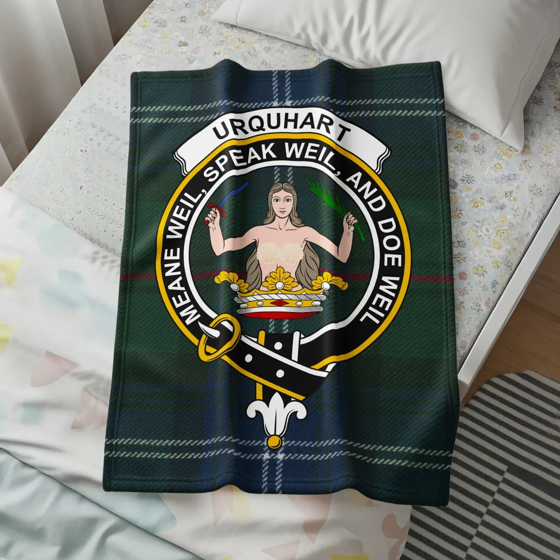 Urquhart Speak Weil and Do Weil Print Blanket product
