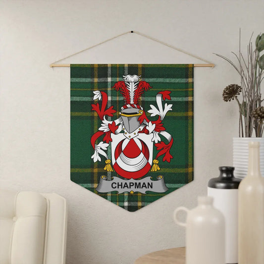 Customized Family Crest and Tartan Wall Hanging product