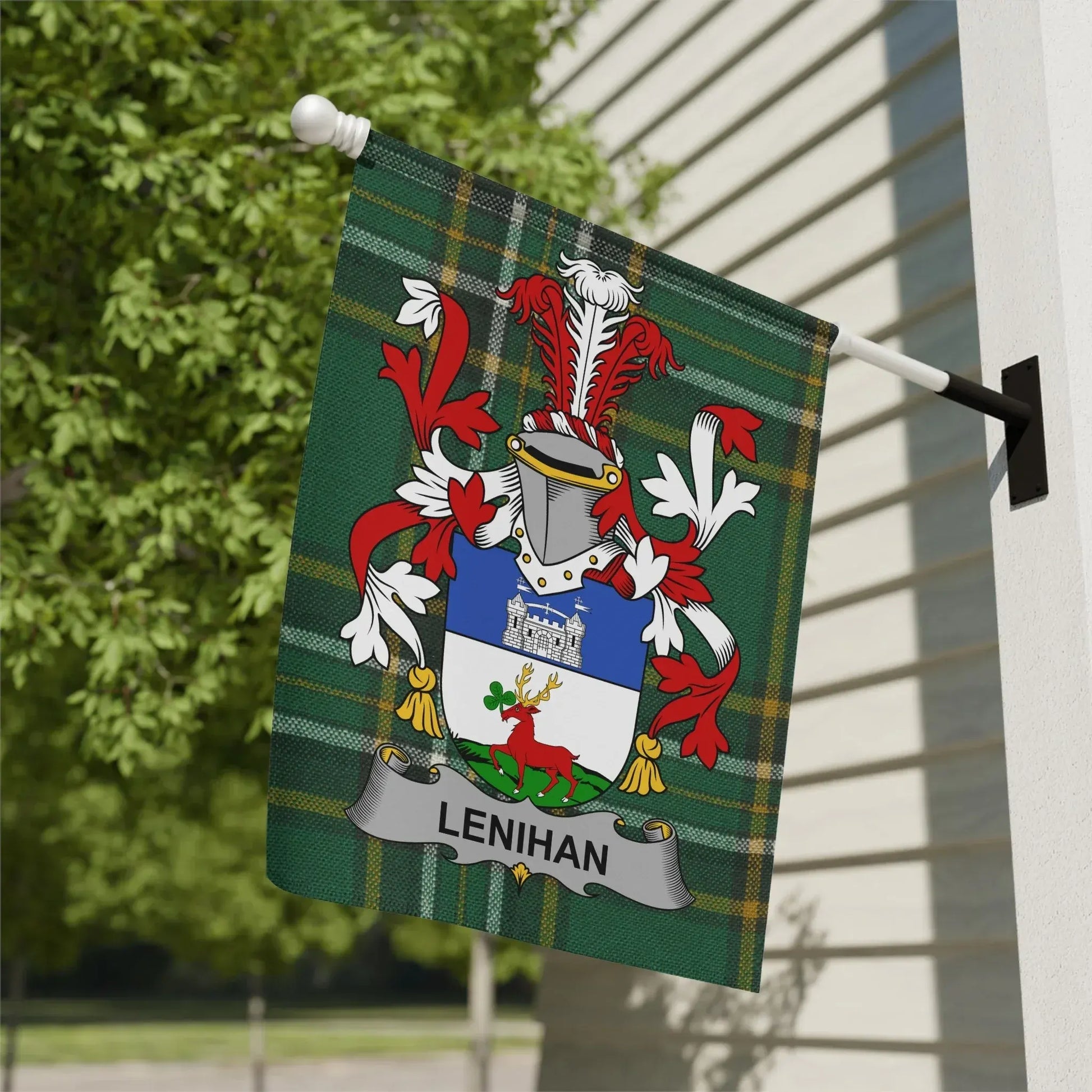 Family Crest Coat of Arms Flag for Garden product