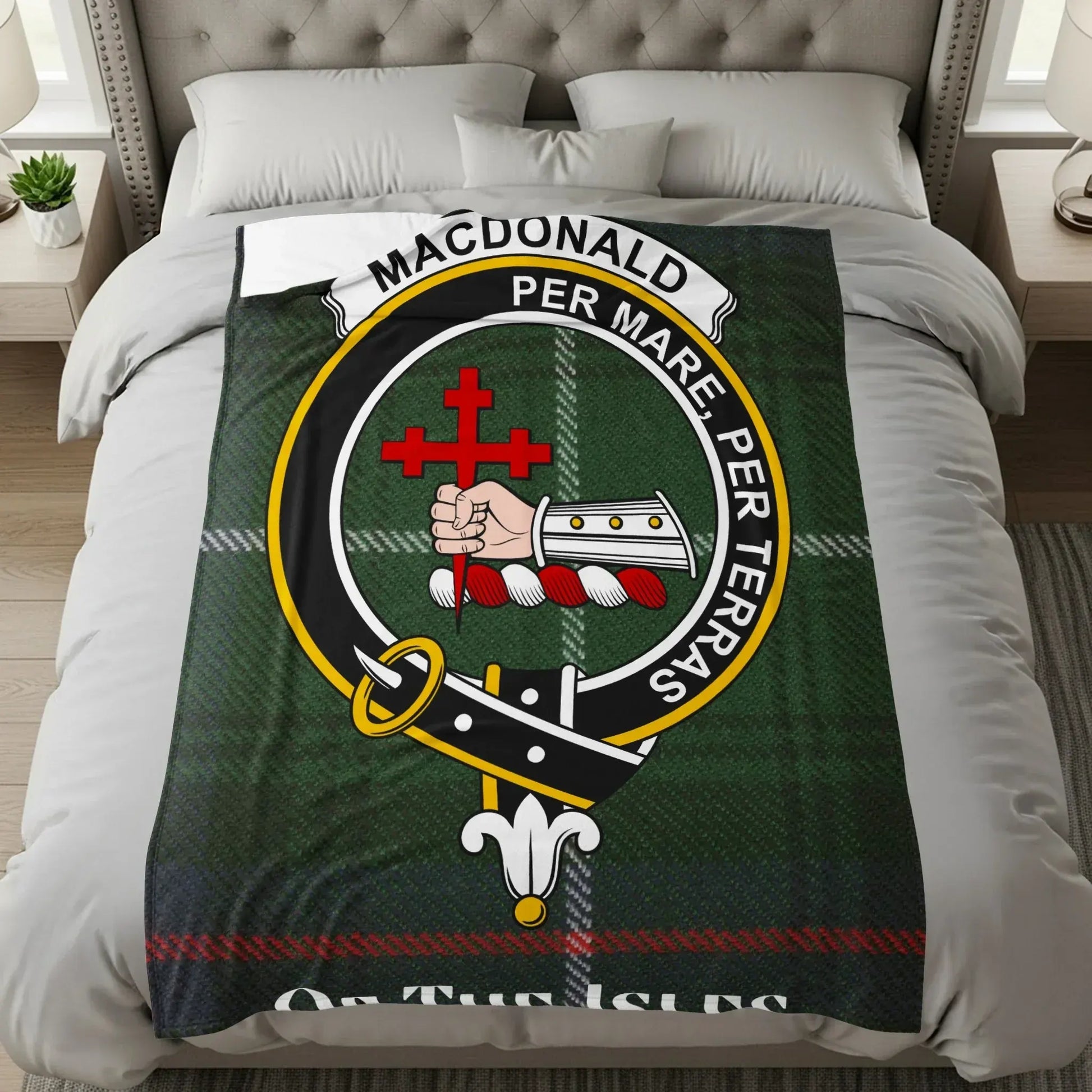 Scottish Clan MacDonald Crest Blanket product