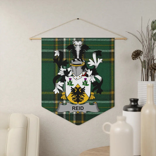Reid Family Crest Display Plaid Decor Tapestry product type