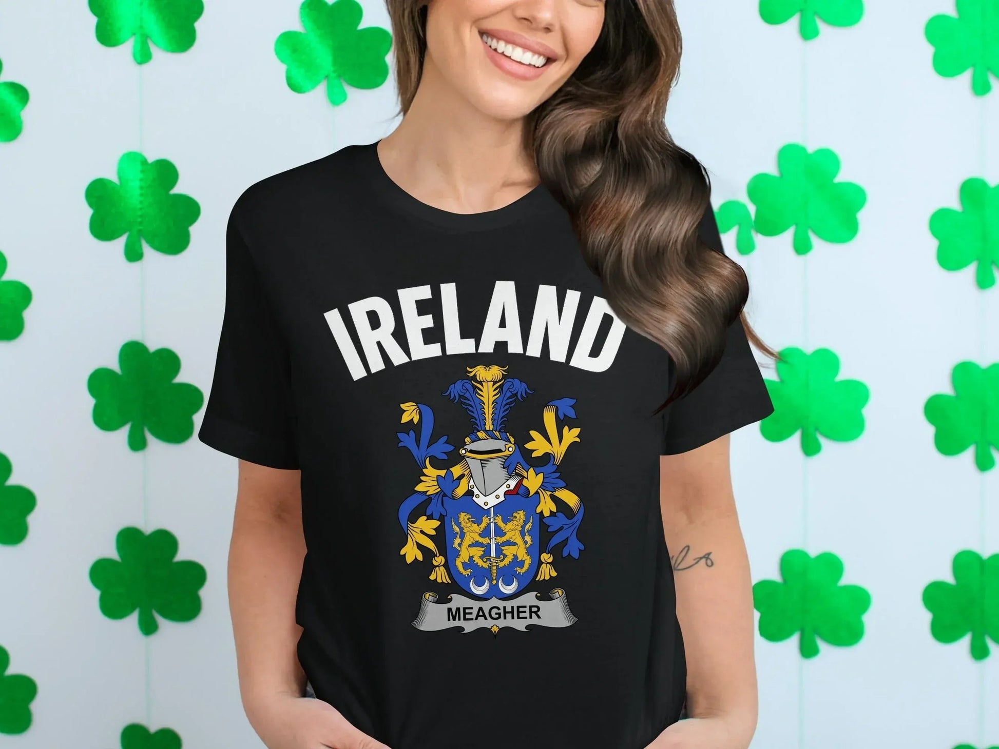 Ireland Meagher Family Crest T-Shirt product