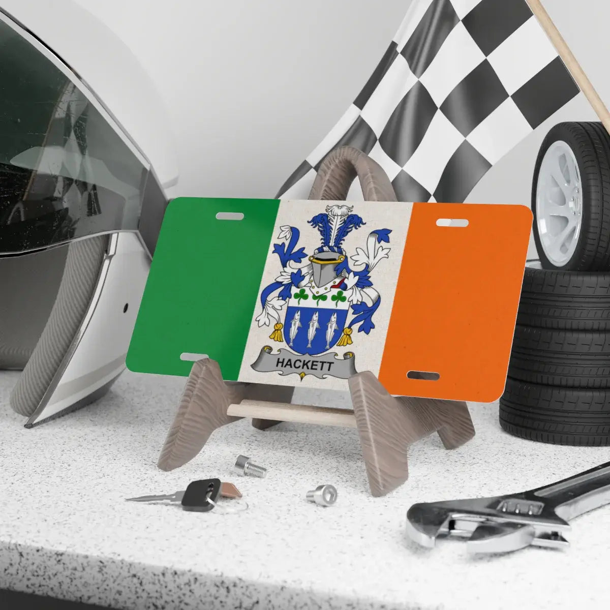 Irish Coat of Arms Hackett Sign Board product