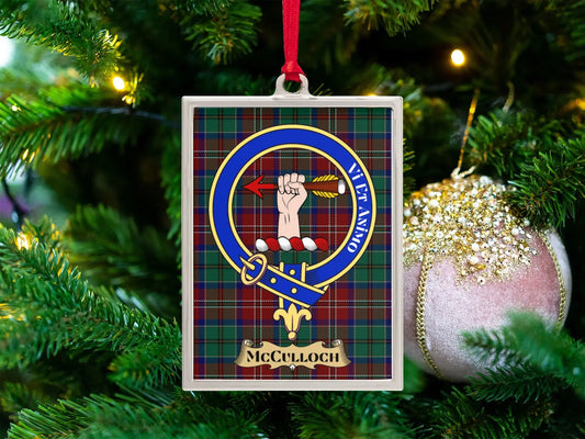 McCulloch Clan Crest Christmas Tree Ornament product type