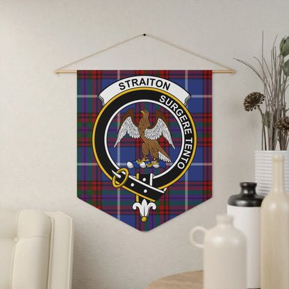 Clan Straiton Eagle Crest Tartan Wall Hanging product