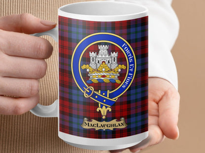 MacLaughlan Clan Crest White Ceramic Mug product