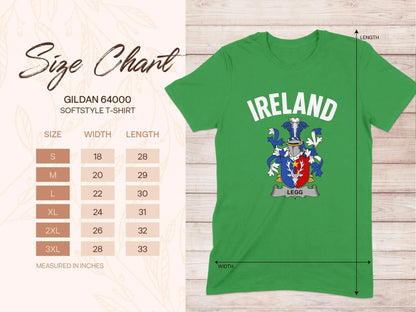 Ireland Legg Family Crest Softstyle T-Shirt product