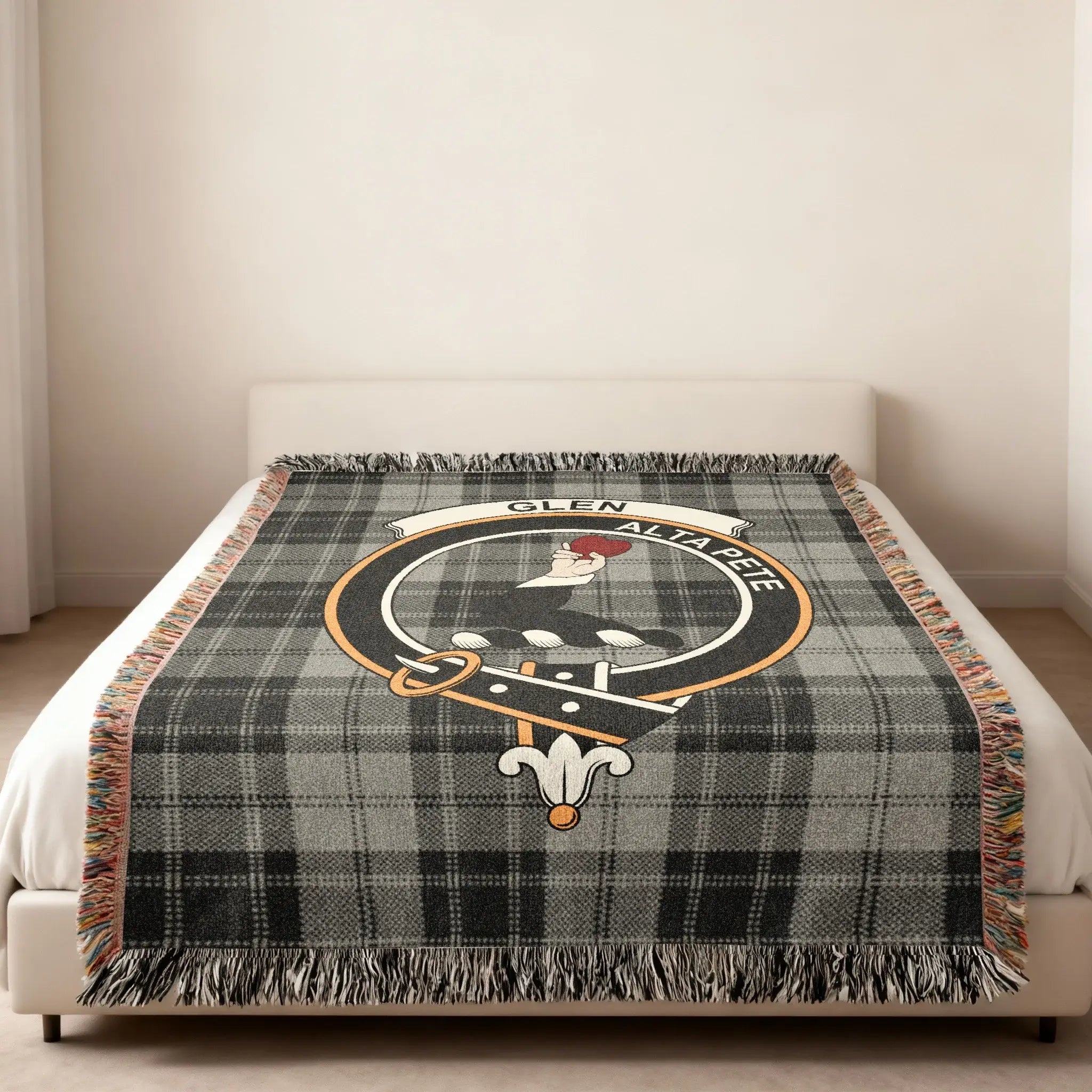 Glen Alta Pete Plaid Patterned Bedding Blanket