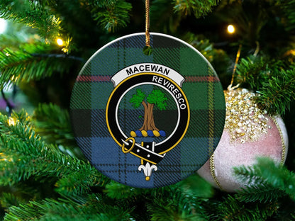 Personalized Clan MacEwan Christmas Ornament product