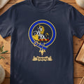 Thoms Scottish clan crest T-shirt in Navy