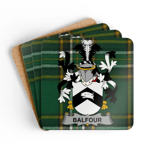 Balfour Plaid Design Set of Coasters Drinkware Product