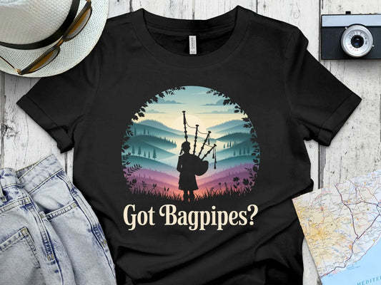 Got Bagpipes Scenic Design T-shirt product type