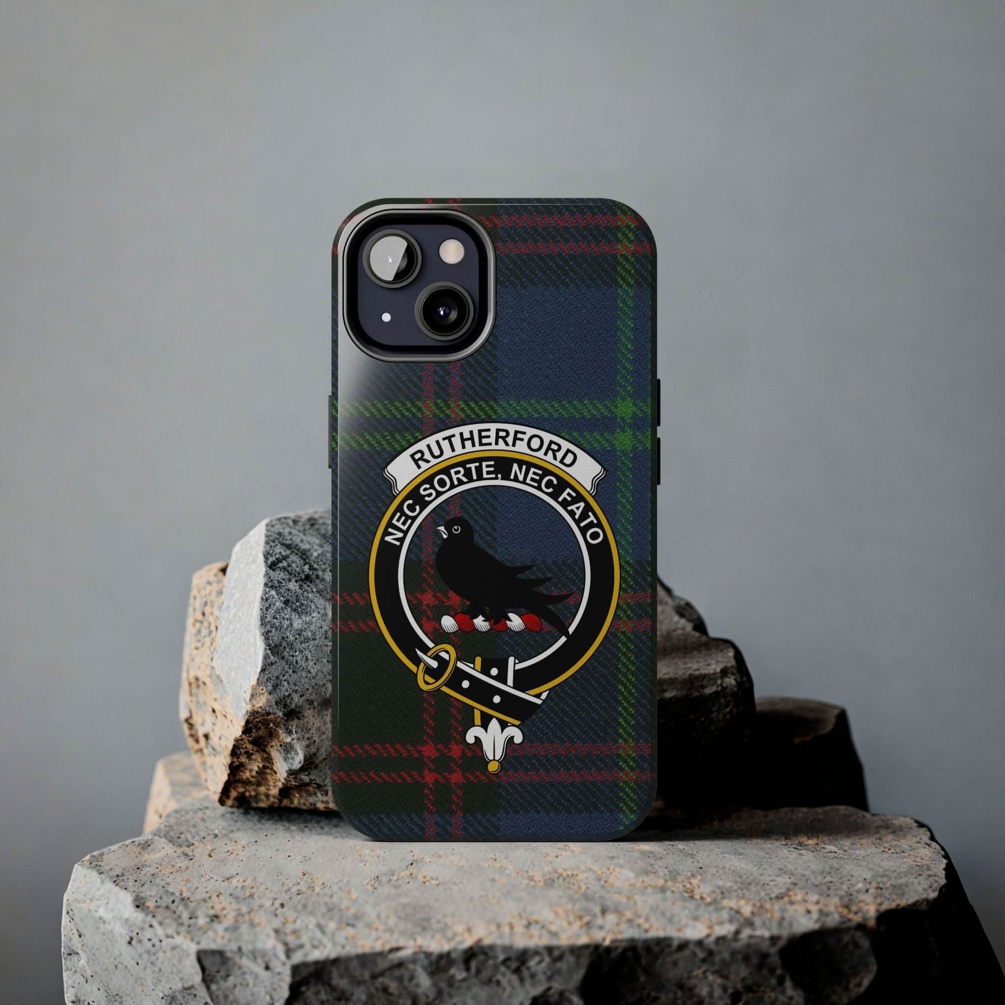 Rutherford Clan Scottish Tartan Cell Phone Case - Celtic Ancestry Gifts