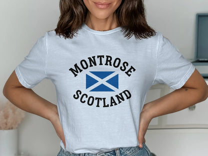 Montrose Scotland Flag Graphic Tee shirt product type