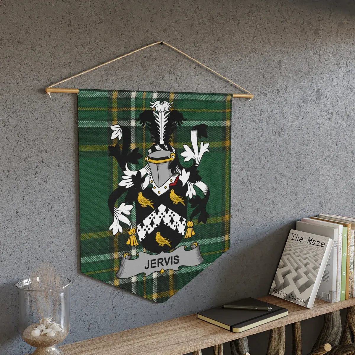 Jervis Family Crest Wall Hanging Decor product