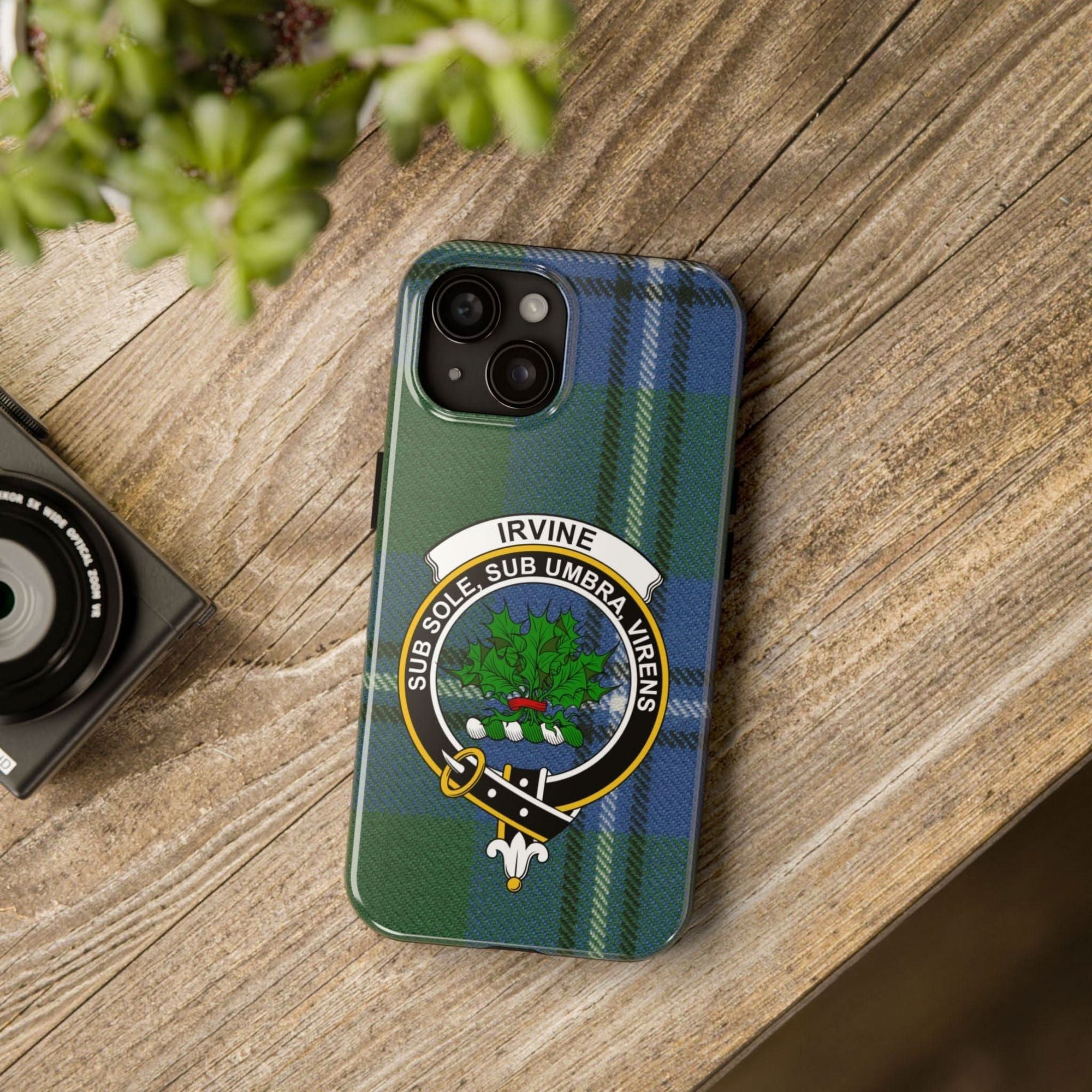 Irvine Clan Scottish Tartan Cell Phone Case - Celtic Ancestry Gifts
