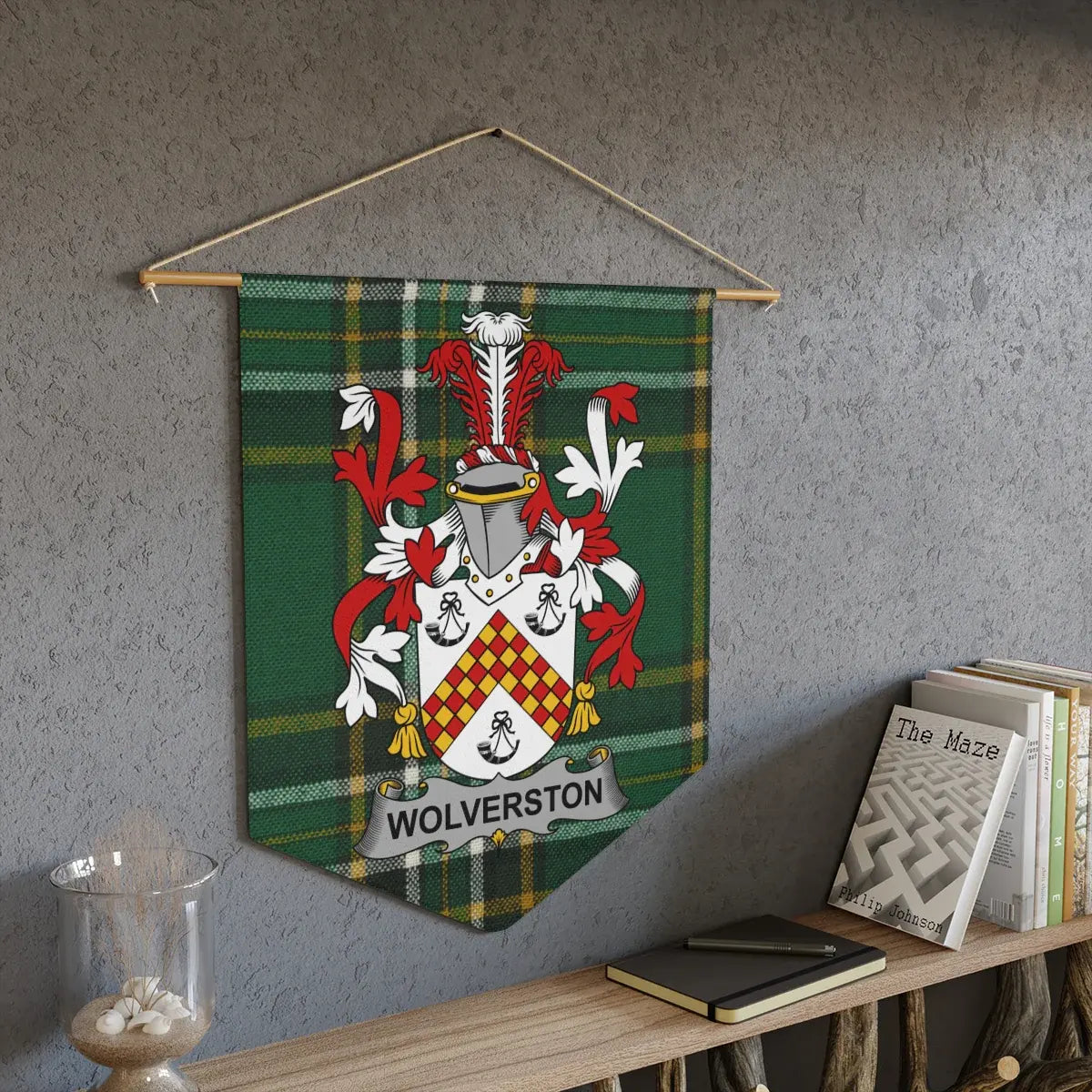 Elegant Wolverston Crest Wall Hanging product type