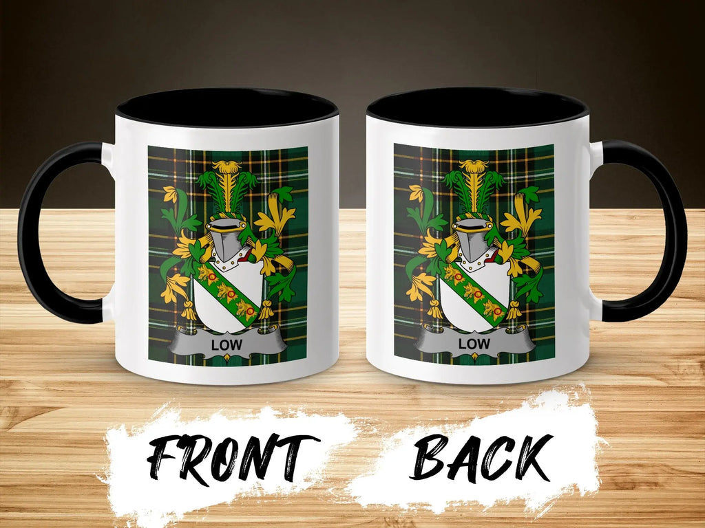 Low Irish National Tartan ceramic accent mug