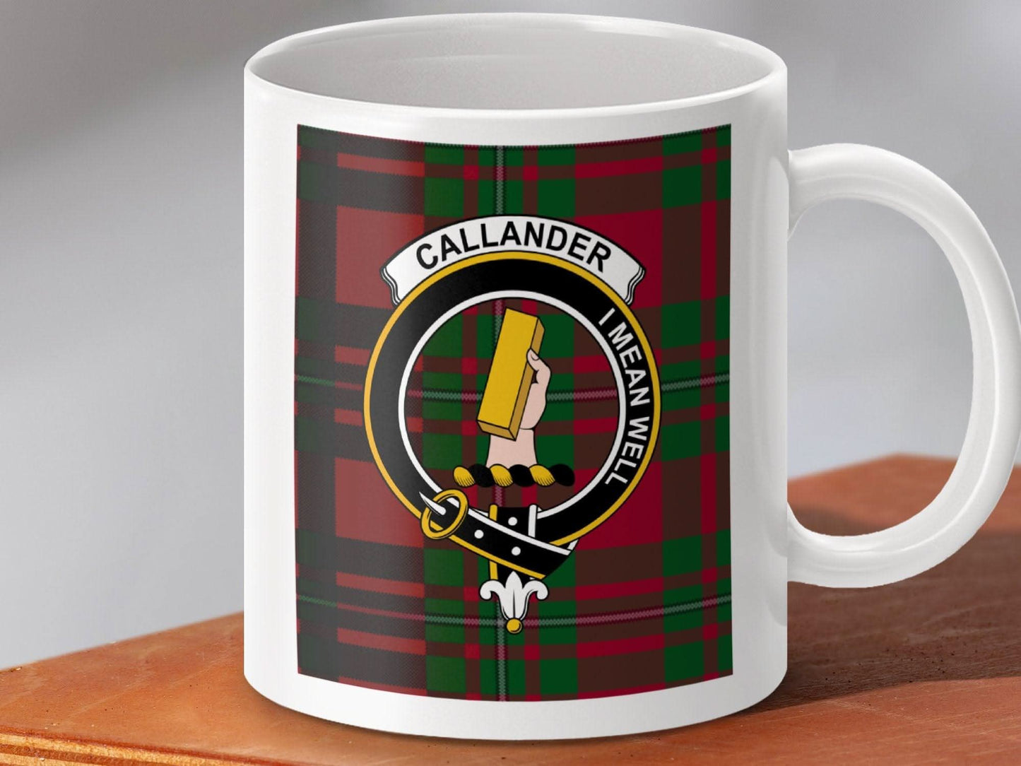 Callander Clan Crest Tartan Mug Unique Gift Product
