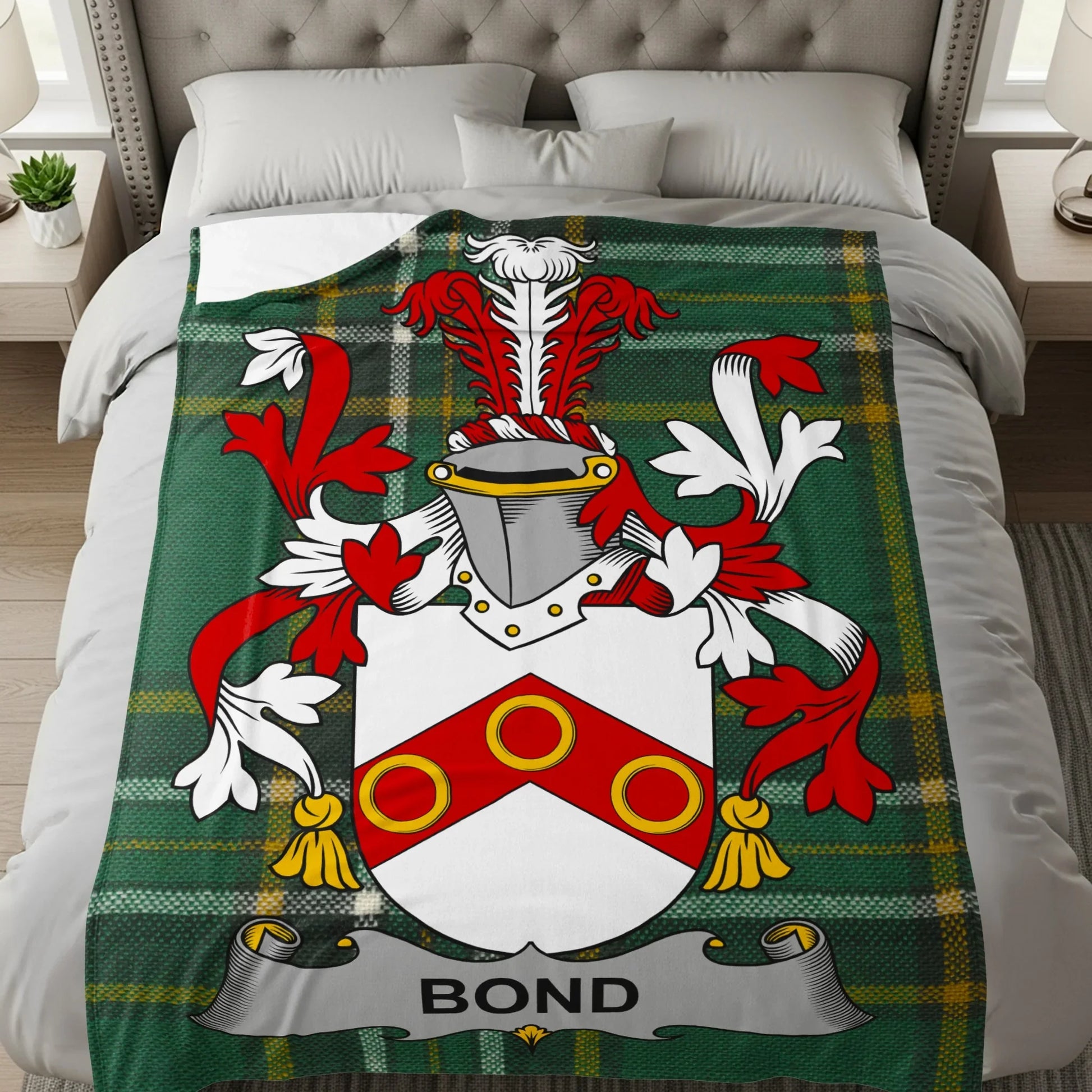 Family Crest Design Bond Blanket product