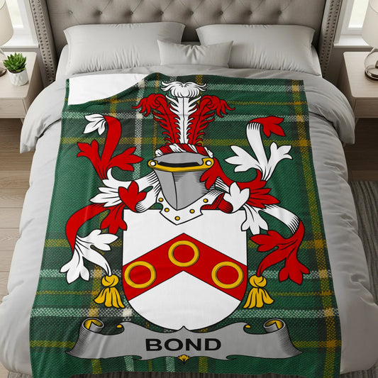 Family Crest Design Bond Blanket product
