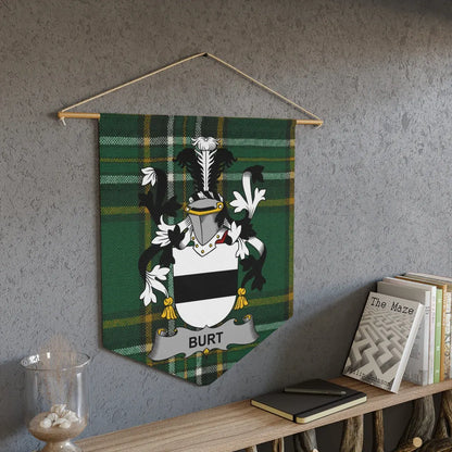 Custom Burt Family Crest Heraldic Tapestry Home Decor product type
