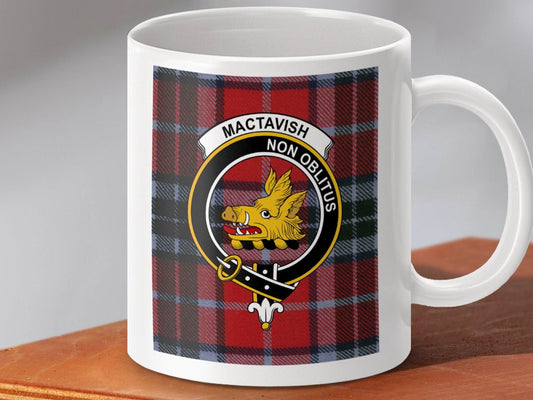Mactavish Non Oblitus Plaid Mug for Coffee or Tea product type