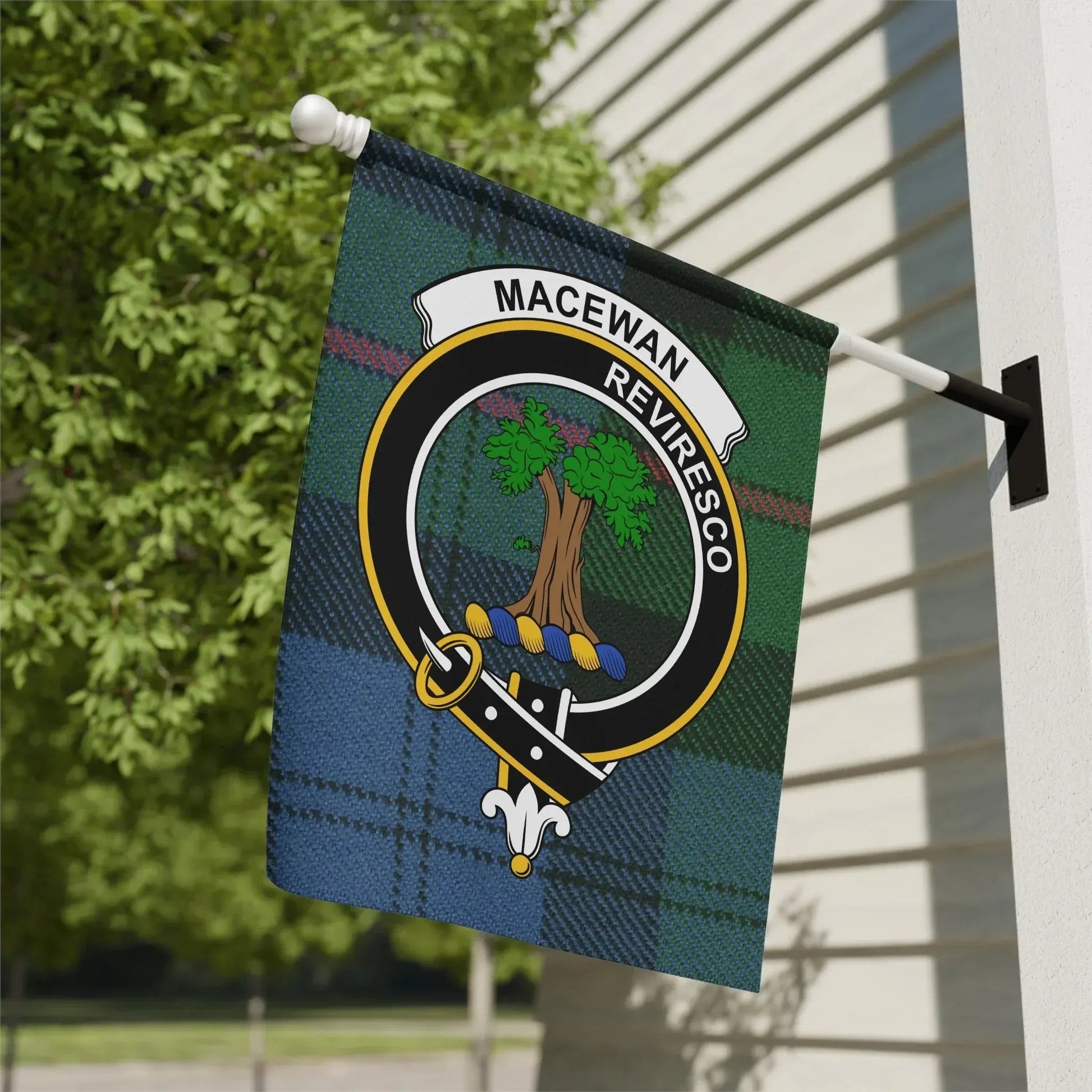 MacEwan Clan Crest Targe Flag Perfect For Home Decor Product