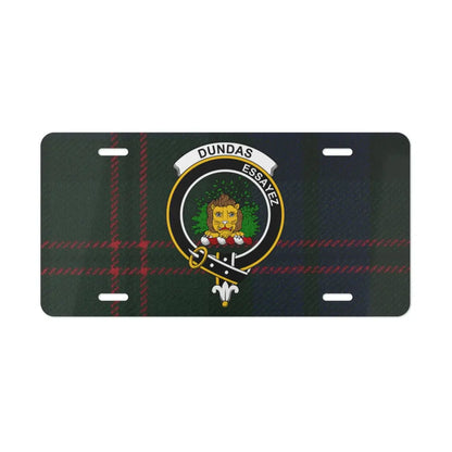 Dundas Essayez Shield Tartan License Plate product