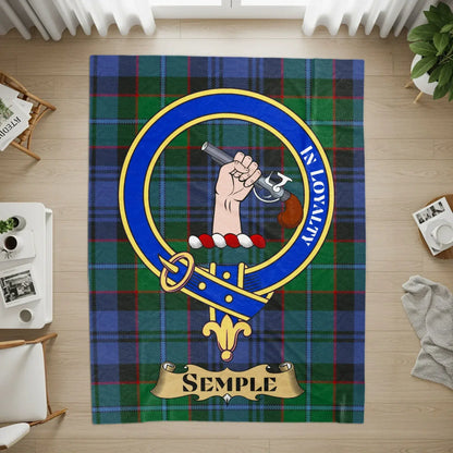 Semple Clan Tartan Plaid In Loyalty Design Rug product