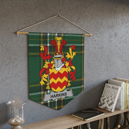 Harkins Family Crest Printed Tapestry Wall Decor product
