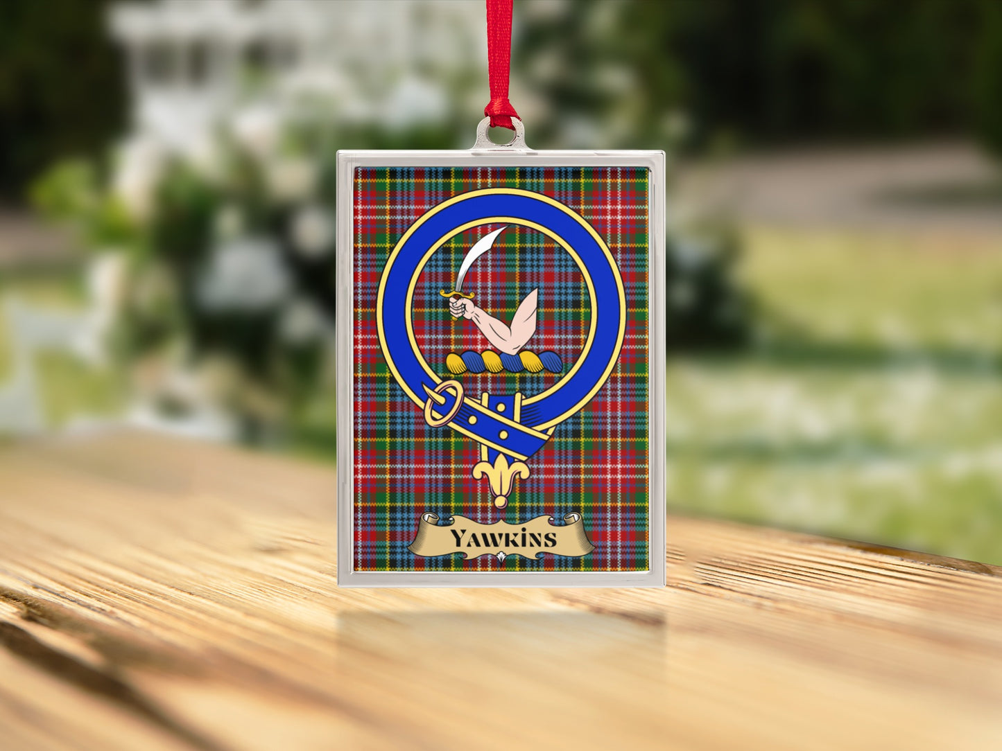 Yawkins Scottish Tartan Family Crest Ornament product