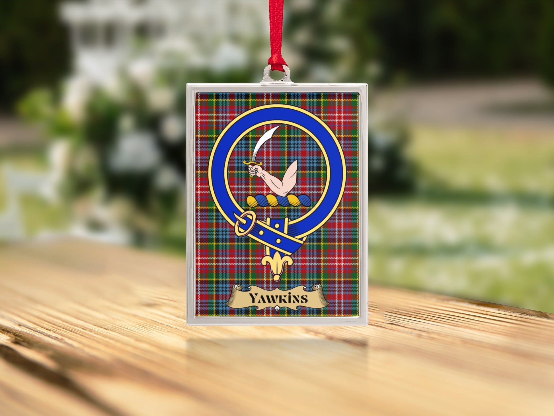 Yawkins Scottish Tartan Family Crest Ornament product