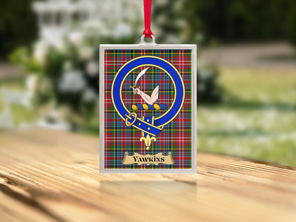 Yawkins Scottish Tartan Family Crest Ornament product