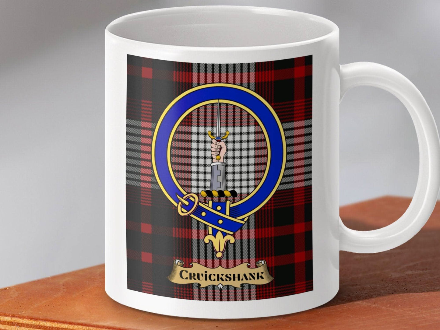 Cruickshank Plaid Design Mug Personalized Coffee Product