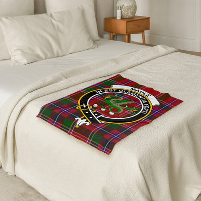 Scottish Clan Maule Tartan Throw Blanket - Living Stone Gifts