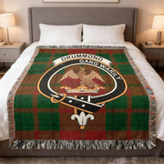 Drummond Clan Scottish Tartan Woven Blanket – 100% Cotton