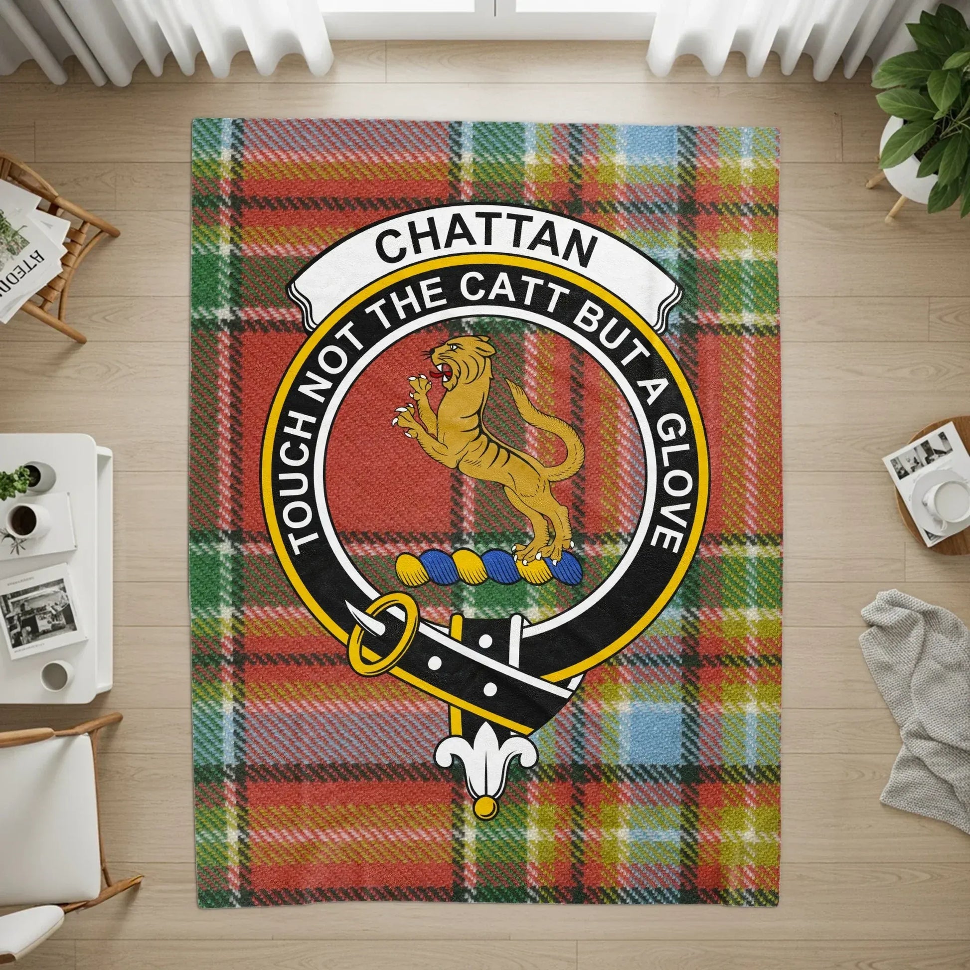 Touch Not The Cat But A Glove Chattan Clan Crest product type