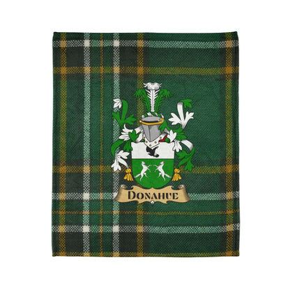 Personalized Donahue Family Crest Plaid Blanket product