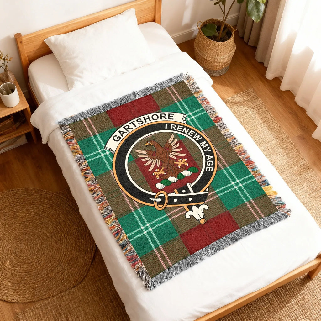 Gartshore I Renew My Age Plaid Design Throw Blanket