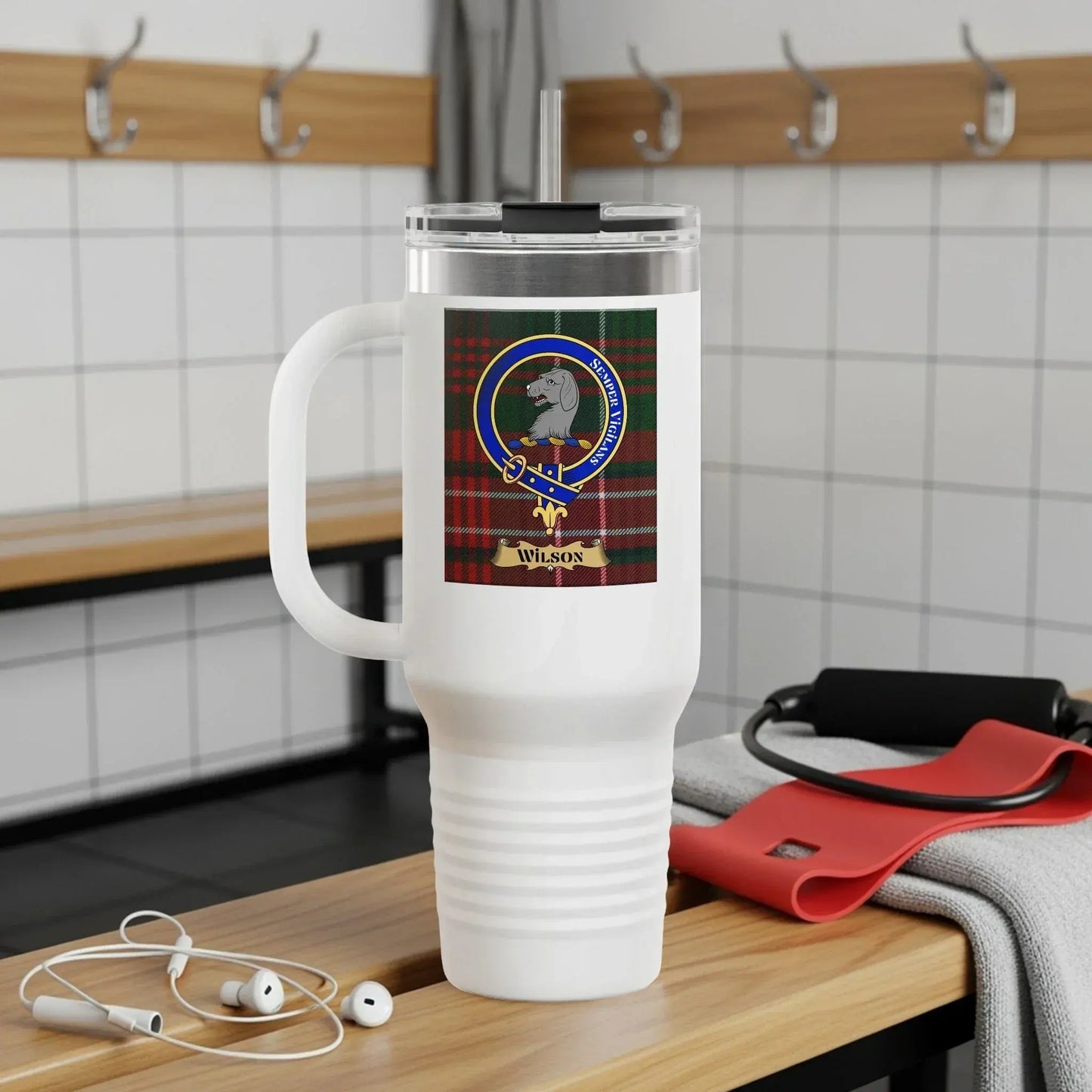 Tumbler with Clan Crest Design Perfect for Daily Use product