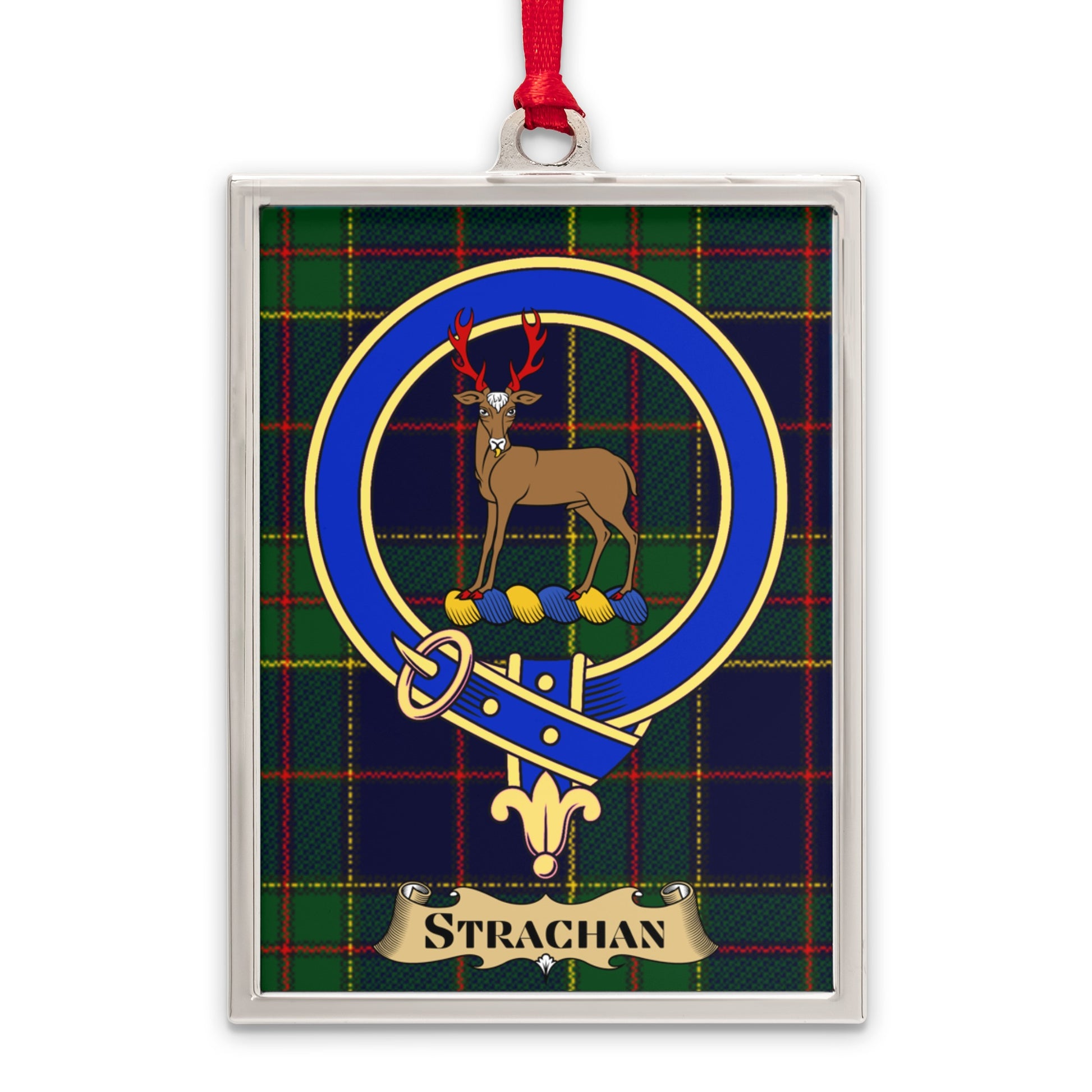 Strachan Clan Crest Design Hanging Ornament product