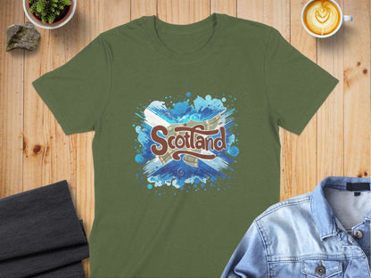 Beautiful Scotland Inspired Graphic Design T-Shirt