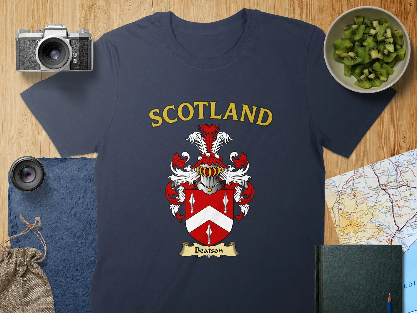 Scotland Crest Heritage Emblem Print T-Shirt product type